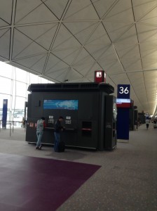 香港国際空港の充電ブース