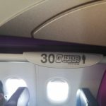 最後尾の30列の席のメリット・デメリット. ピーチ・アビエーションMM990 BKK->OKA