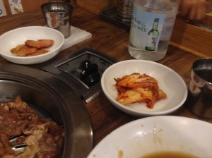 ソウル・カルビ食堂のおかず 2 。 白菜キムチ