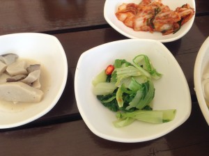 良洞民俗村の食堂のおかず 2