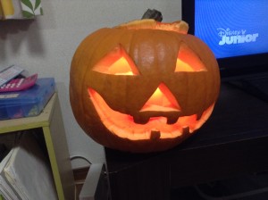 ハロウィンのカボチャ